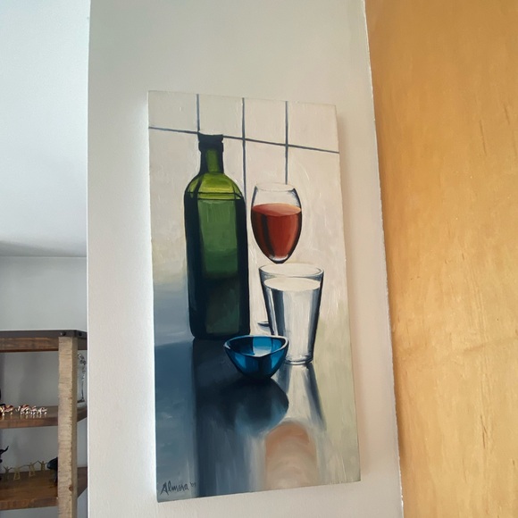 🖼️ORIGINAL PAINTING Signed by Artist- 20 X 10 - Art Canvas🖼️ - Picture 3 of 8